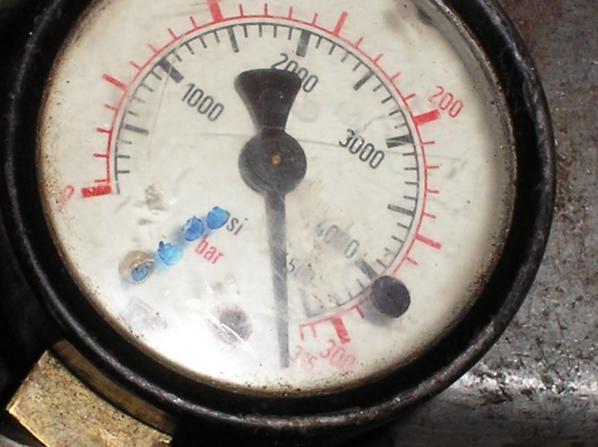 Gauge reading